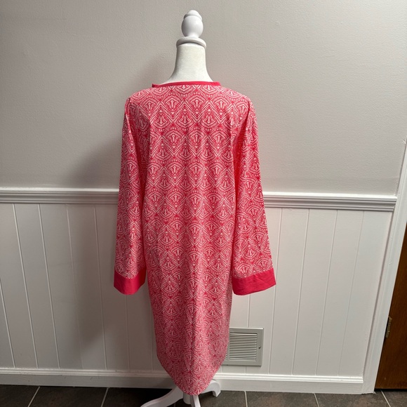 Coolibar UPF 50+ Women's Calvada Cover-Up Dress Sun Protective Pink Small S - Picture 10 of 11